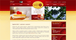 Desktop Screenshot of apartma-saly.cz