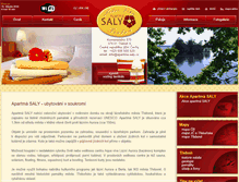 Tablet Screenshot of apartma-saly.cz